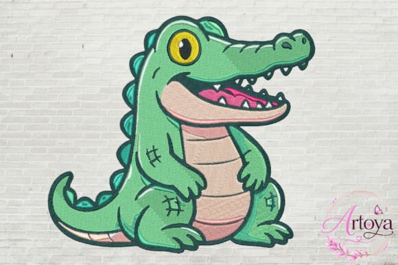 Crocodile Machine Embroidery: A Kawaii Gift Review