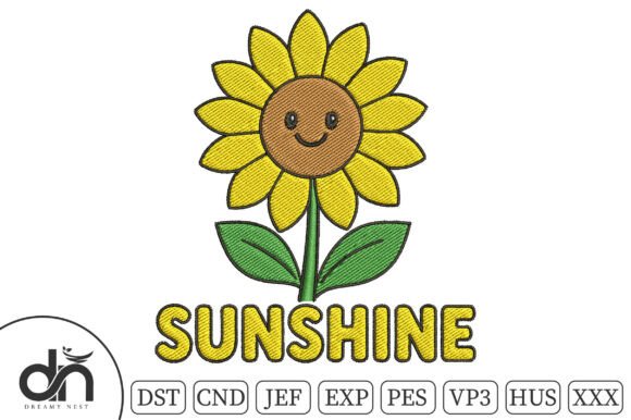 Cute Sunflower Sunshine Embroidery Design Review