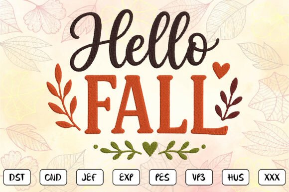 Hello Fall Embroidery Design Review