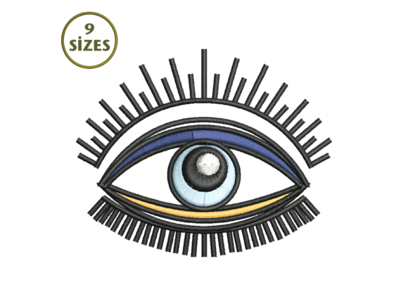 Modern Evil Eye Embroidery Design: A Seasonal Seller’s Dream