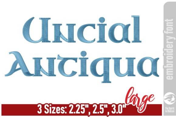 Uncial Antiqua Embroidery Font – A Seasonal Designer’s Review