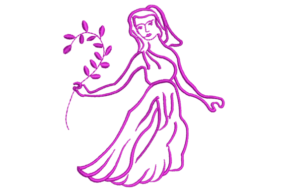 Virgo Zodiac Embroidery Design: A Thoughtful Touch for Personalized Gifts